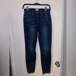 J crew dark wash skinny jeans sz 26